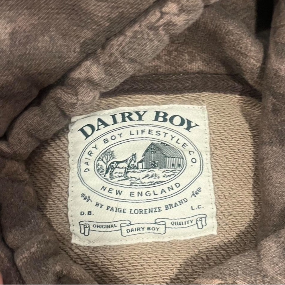 Dairy Boy Pink Puff Logo Hoodie - Picture 3 of 6
